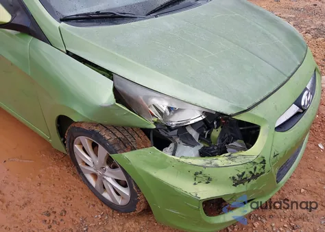 2012 Hyundai Accent Se из США, поврежденный, VIN KMHCU5AE8CU022927